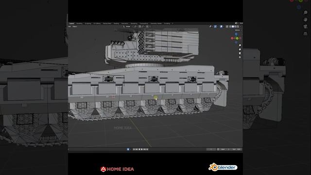 Model Tank 12 VS Leopard 2 (Model Blender) смотреть онлайн