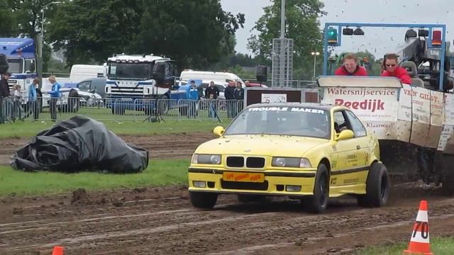 Carpulling Neerijnen 2012 Trouble Maker finale autotrek BMW Alpina B3 3.0 смотреть онлайн