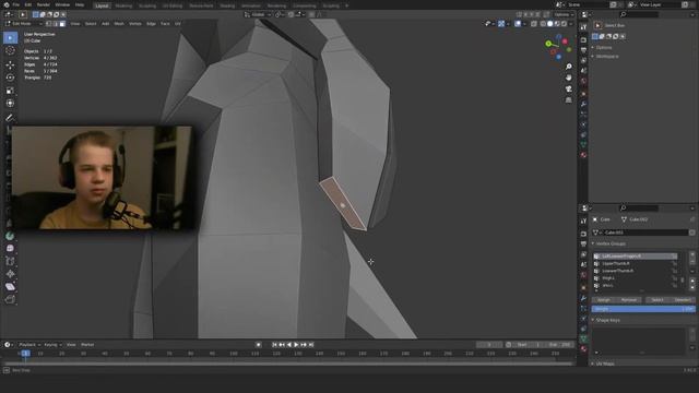 How to weight paint your low poly characters in blender 2.92 смотреть онлайн