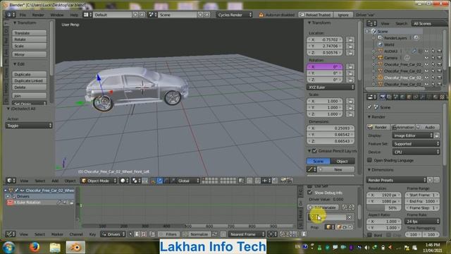 Rigging A Car In Blender (Quick And Easy Tutorial)! смотреть онлайн