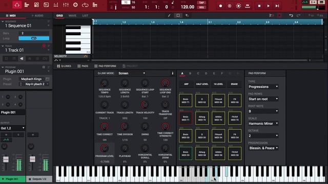 Free Chord Progression For  Akai MPC Beats | MPC X | MPC ONE | MPC Live | MPC FORCE - 01 #AkaiMPC