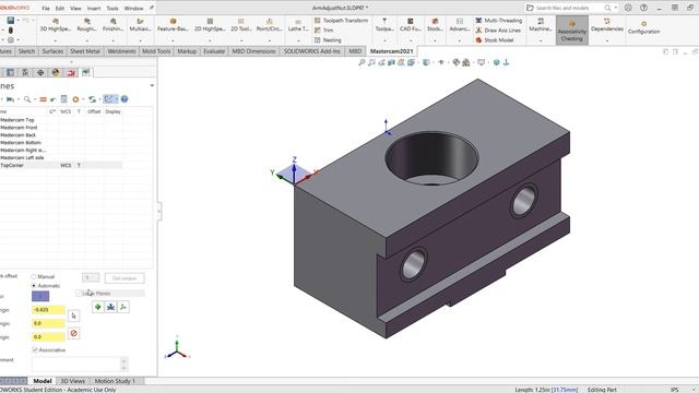 02 - Mastercam 2021 for SolidWorks - Tool Planes смотреть онлайн