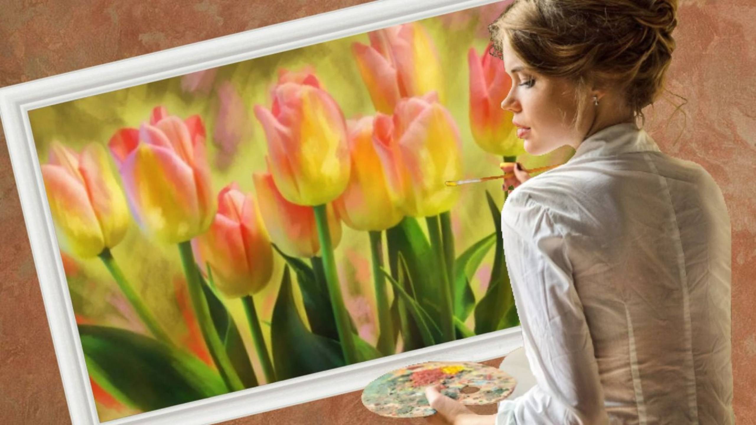 Я нарисую вам весну. И пусть она вам улыбнётся // Красивая музыка Сергея Чекалина для вас смотреть онлайн