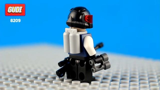 Review GUDI 8209, ミニフィグ GUDI 8209 [Brick Toys] смотреть онлайн