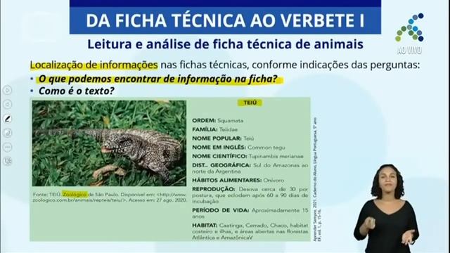 19/02/21 - 5º ano EF - Língua Portuguesa - Da ficha técnica ao verbete: Parte I смотреть онлайн