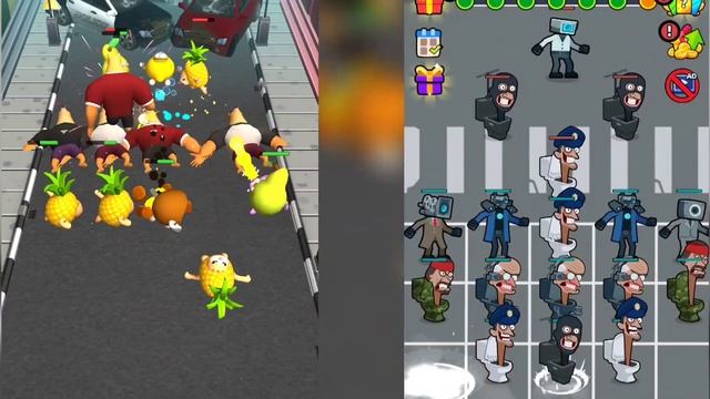 Merge War: Skibydy Vs Kamera Man Merge Battle Gameplay (Max Level) Part 2
