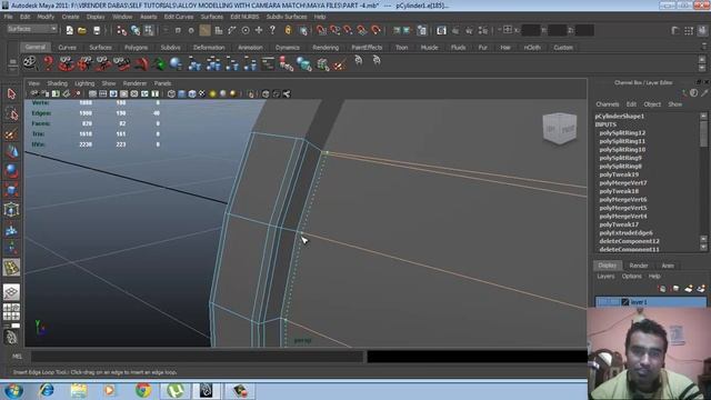 Alloy Modelling in Maya with Camera Match in Hindi - Part - 5 смотреть онлайн