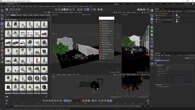Videocorso CORONA Cinema 4D - 10 - Rendering Esterno, Proxy, Denoiser, Impostazioni Avanzate смотреть онлайн