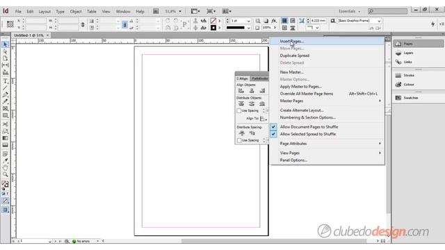 Curso prático de InDesign #3 - Introdução aos painéis