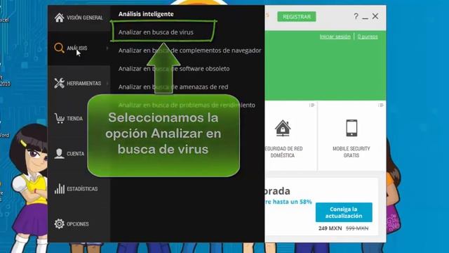 Escaneo de unidades extraibles usando Avast 2015 смотреть онлайн