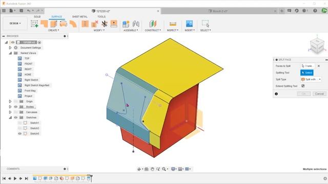 Fusion 360 - Visualisation | Surface Patchwork (follow-up) смотреть онлайн