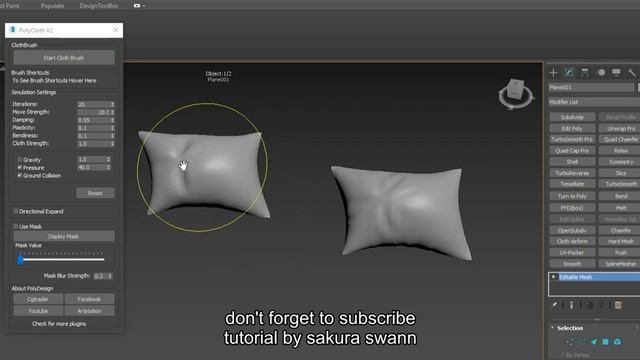 3ds max polycloth testing смотреть онлайн