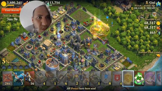 DOMINATIONS - War Atk - Atomic Age With Heavy Tank Spawn On Factory Destruction