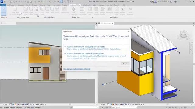 Interoperabilidade do FormIt PRO 2023 com o Revit смотреть онлайн