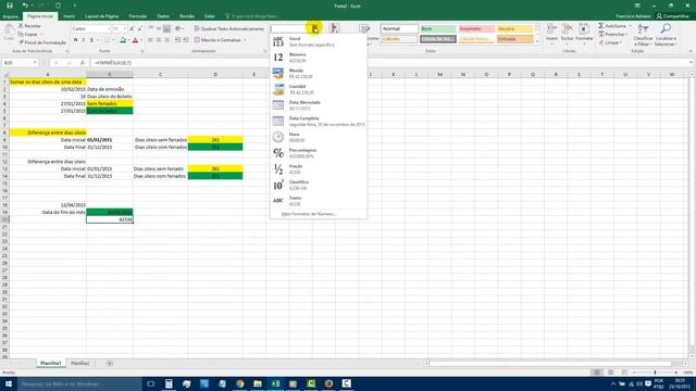 24 1 Excel Como obter a data no final do mês daqui 6 mêses смотреть онлайн