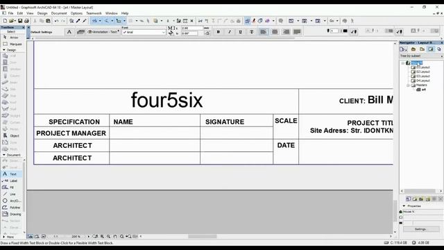 Layouts in ArchiCAD - Auto Text смотреть онлайн