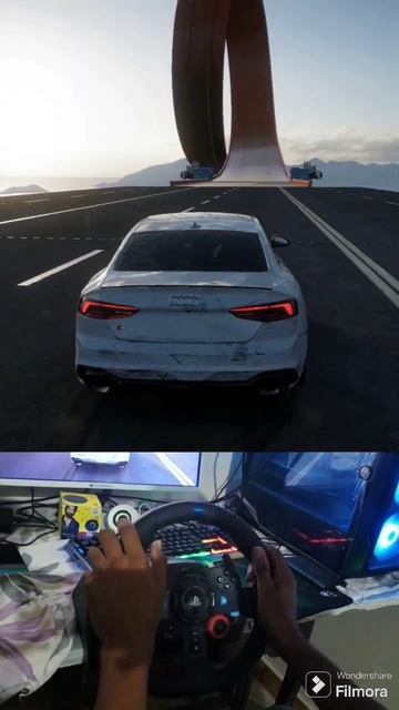 UNBELIEVABLE 🤯AUDI RS 7 #fh5 #steeringwheel #trending #gaming #forzahorizon5 смотреть онлайн