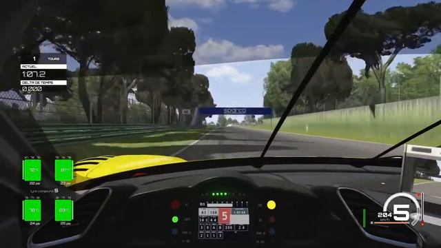 Hotlap Ferrari 488 GT3 1'43"296 @ Imola (Assetto Corsa PS4) + Setup смотреть онлайн