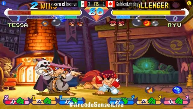 FT5 @sgemf: kisacu el lascivo (MX) vs Goldentrophy (CA) [Super Gem Fighter Mini Mix Fightcade] Sep смотреть онлайн