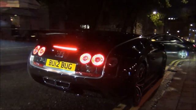Bugatti Veyron SS 'Sang noir' amazing combos and driving in London! смотреть онлайн