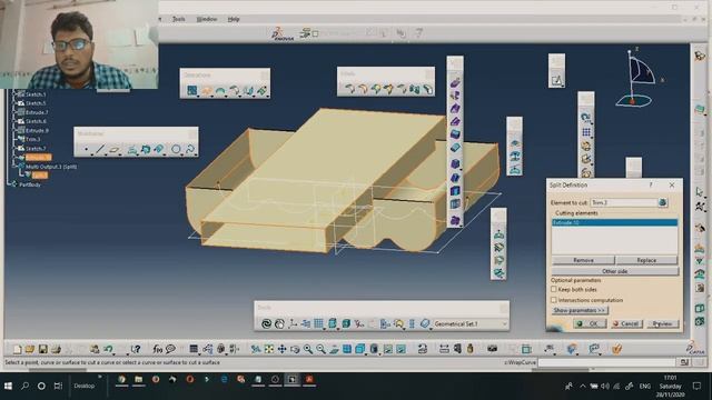 PART 6.9 CATIA V5-SURFACE DESIGN смотреть онлайн