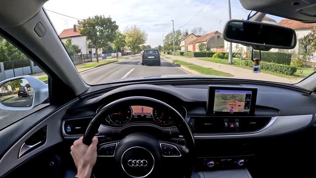 Audi A6 2016 2.0 TDI Facelift S-line 140 KW | POV Test Drive & Exterior (Binaural Audio) смотреть онлайн
