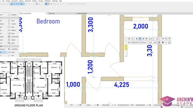 TWO-STOREY APARTMENT DESIGN... ALL ARCHICAD VERSION смотреть онлайн