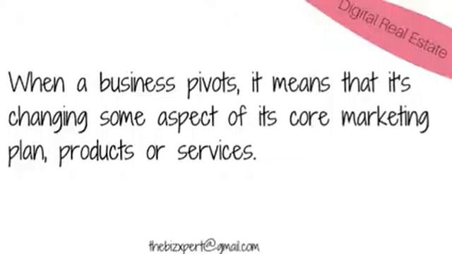 Knowing When To Pivot In Your Business
