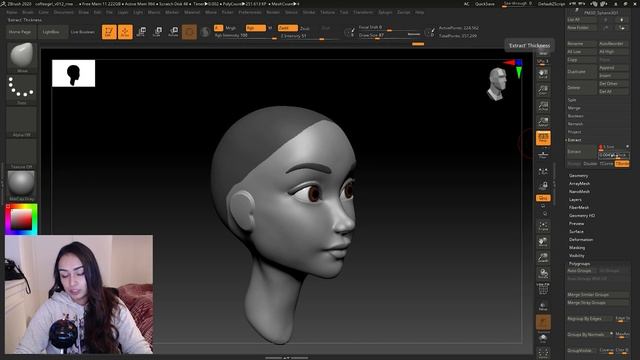 Masking and Selection in Zbrush смотреть онлайн