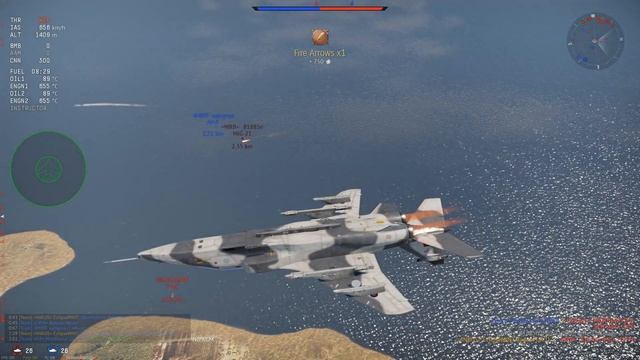 워 썬더 재규어 GR.1 3킬 смотреть онлайн