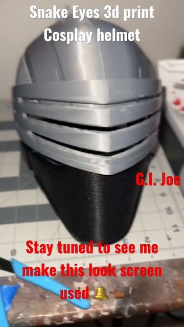 G.I. Joe Snake Eyes Helmet 3d printed #gijoe #snakeeyesgijoeorigins #3dprint #paramountpictures смотреть онлайн