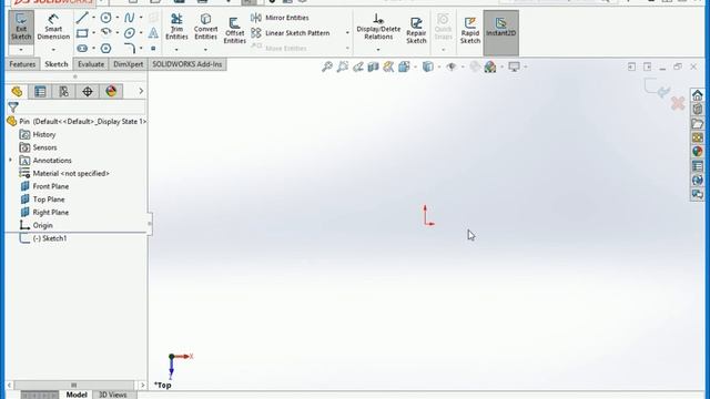 Creating Sketches - SOLIDWORKS 2017 смотреть онлайн