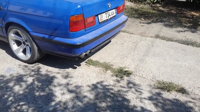 BMW E34 525 sound exhaust смотреть онлайн