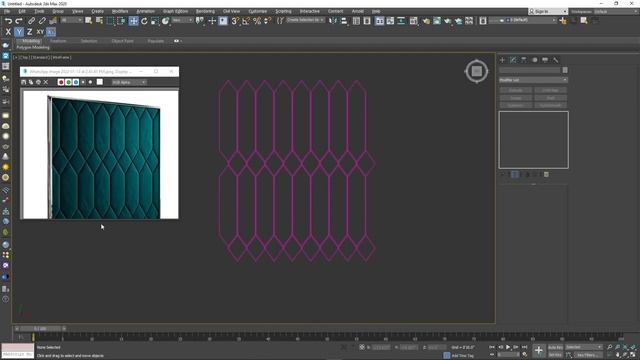 Bed Back Panel Modeling In 3ds Max смотреть онлайн