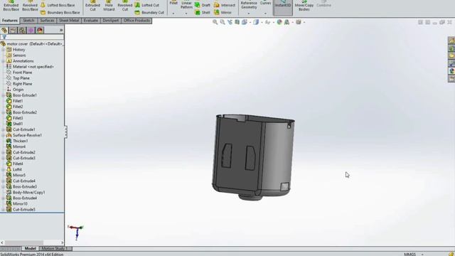 SolidWorks | A Real Object In SolidWorks (3D Model) | Mechanical Design Engineer смотреть онлайн