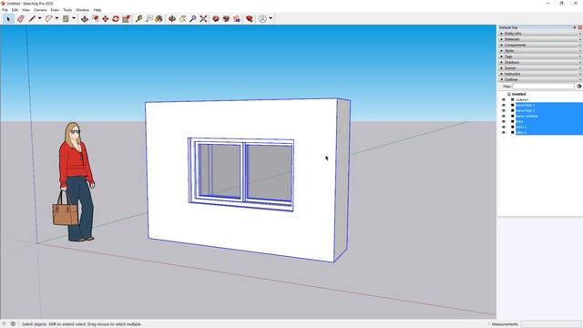 👓 Outliner Sketchup 2020 👓 смотреть онлайн