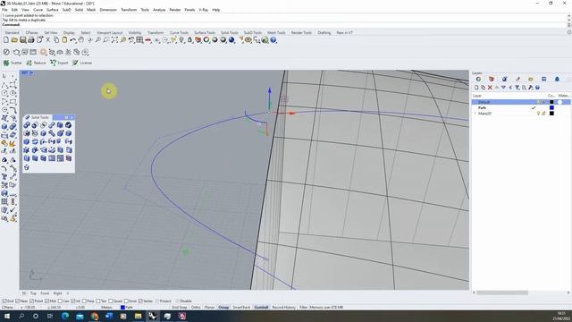 Excavations within a 3D Terrain Model - Rhino 7 смотреть онлайн
