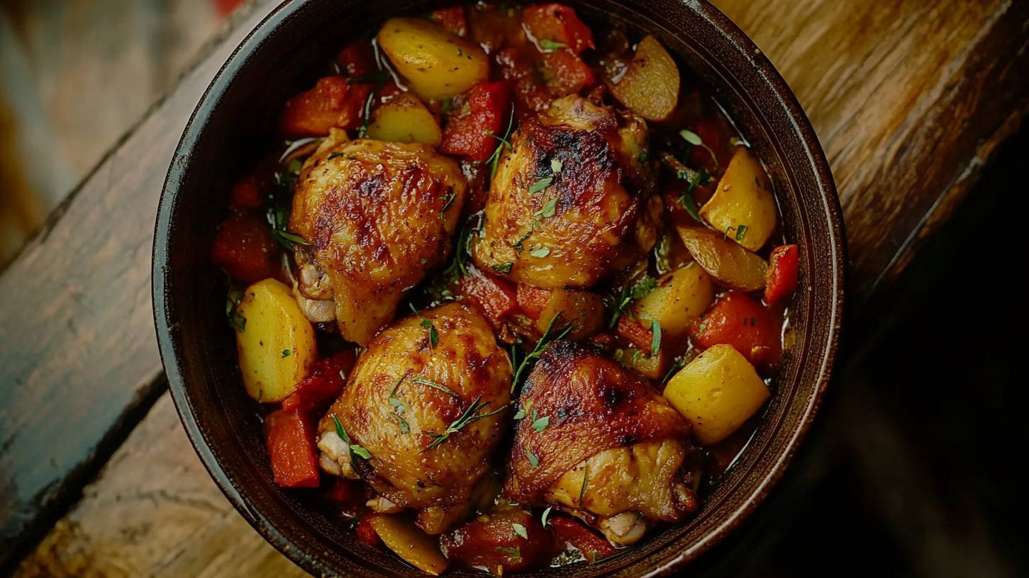 Курица по-цыгански. Просто, вкусно и из доступных продуктов.