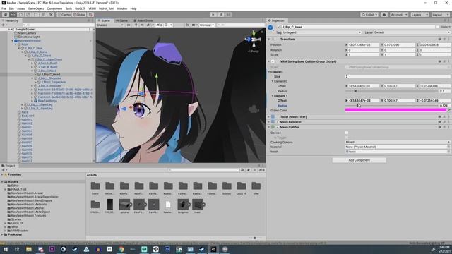 Tutorial: Fix Vroid Hair clipping through Face смотреть онлайн
