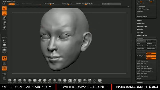 Testing XP Pen 15.6 Pro #zbrush. Sorry no mic. смотреть онлайн