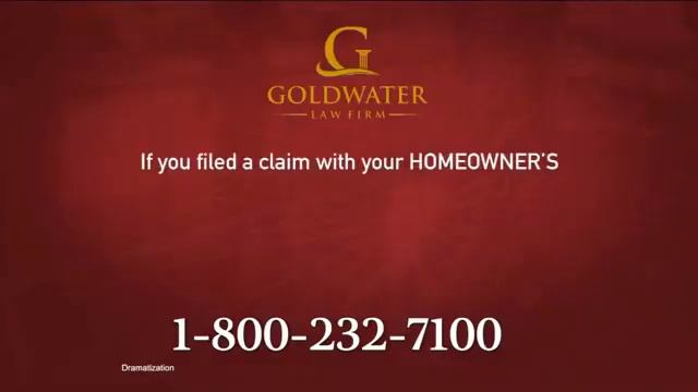 Goldwater Law Firm - Did your home suffered Property Damage in the past 6 years? (2019) смотреть онлайн