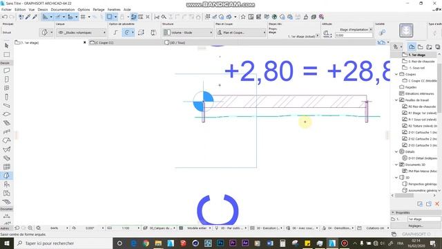 Tuto ArchiCAD modélisation de barbelé 2- linéaire смотреть онлайн
