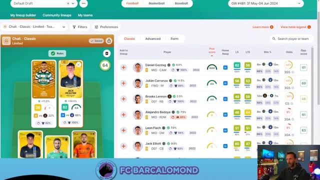 BUILDING YOUR SORARE LINE UPS смотреть онлайн