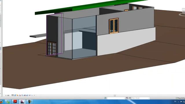 Autodesk Revit Tutorials: 10 Adding a Curtain wall смотреть онлайн