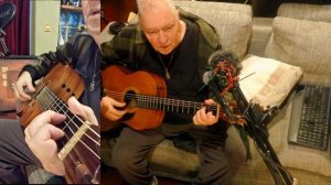 Caruso from Lucio Dalla with fingerstyle and pip guitar + lesson possible playing and singing
