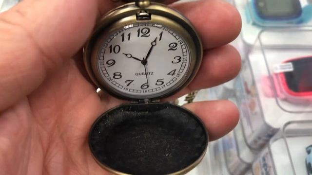 Часы карманные кварцевые Quartz pocket watch смотреть онлайн