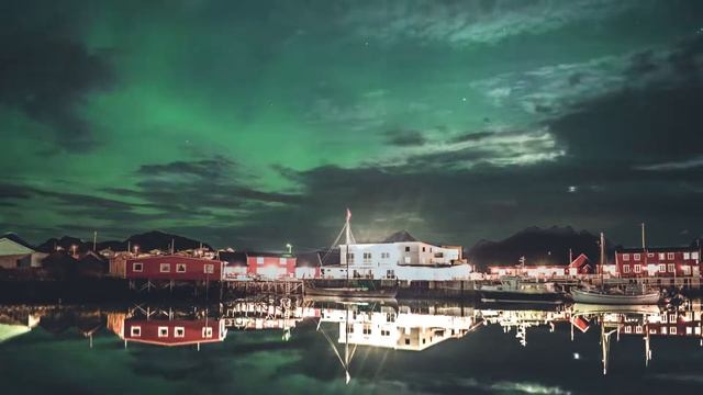 Northern Lights with Relaxing Music: Aurora Borealis in 4K UHD: "Northern Lights Relaxation" Alaska смотреть онлайн