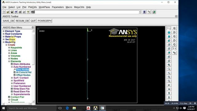 One Dimensional Analysis using Ansys смотреть онлайн