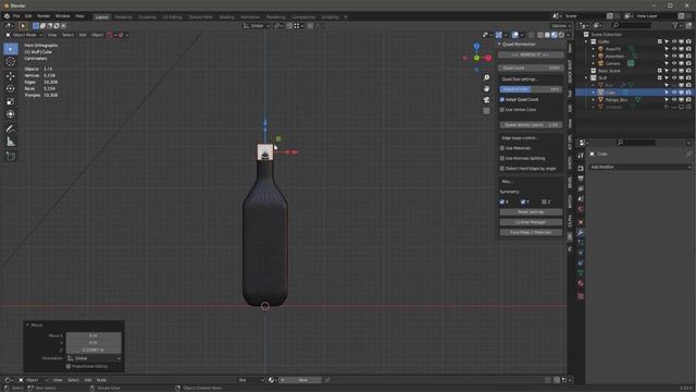 3 Minute Bottle in Blender смотреть онлайн
