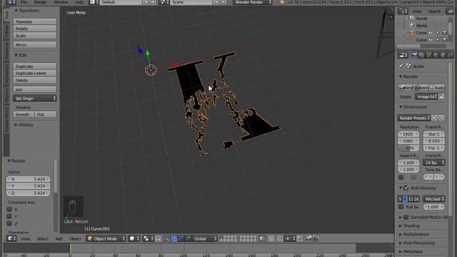 How To Import SVG File  Into Blender Using  Illustrator